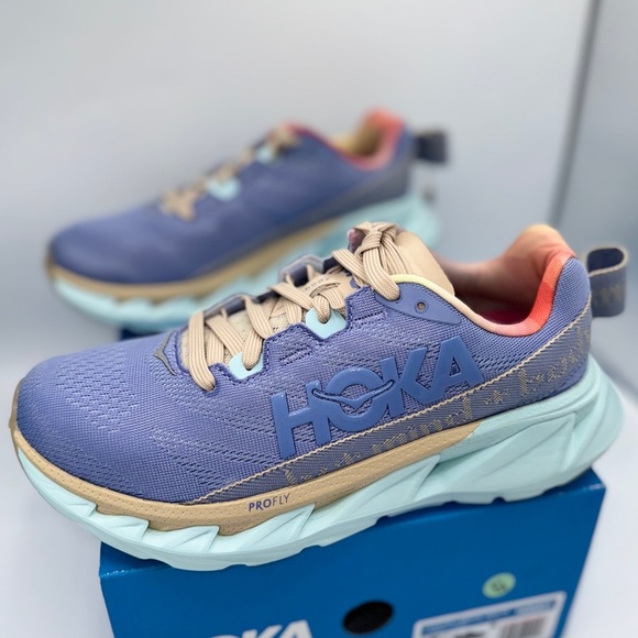 NWT Hoka Elevon 2 Running Shoes Mental Health Sneakers Unisex Purple Blue Glass​ - Picture 8 of 16